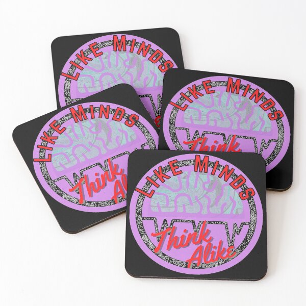 Item preview, Like Minds Think Alike Pink Shade Design for Creative & Positive Minded People designed and sold by Onewivnacher.