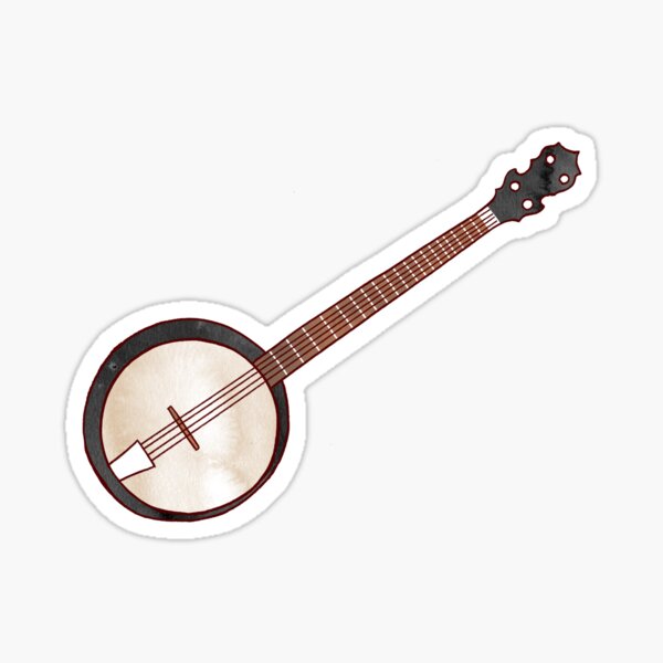 Jazzy ABC - The Banjo Sticker