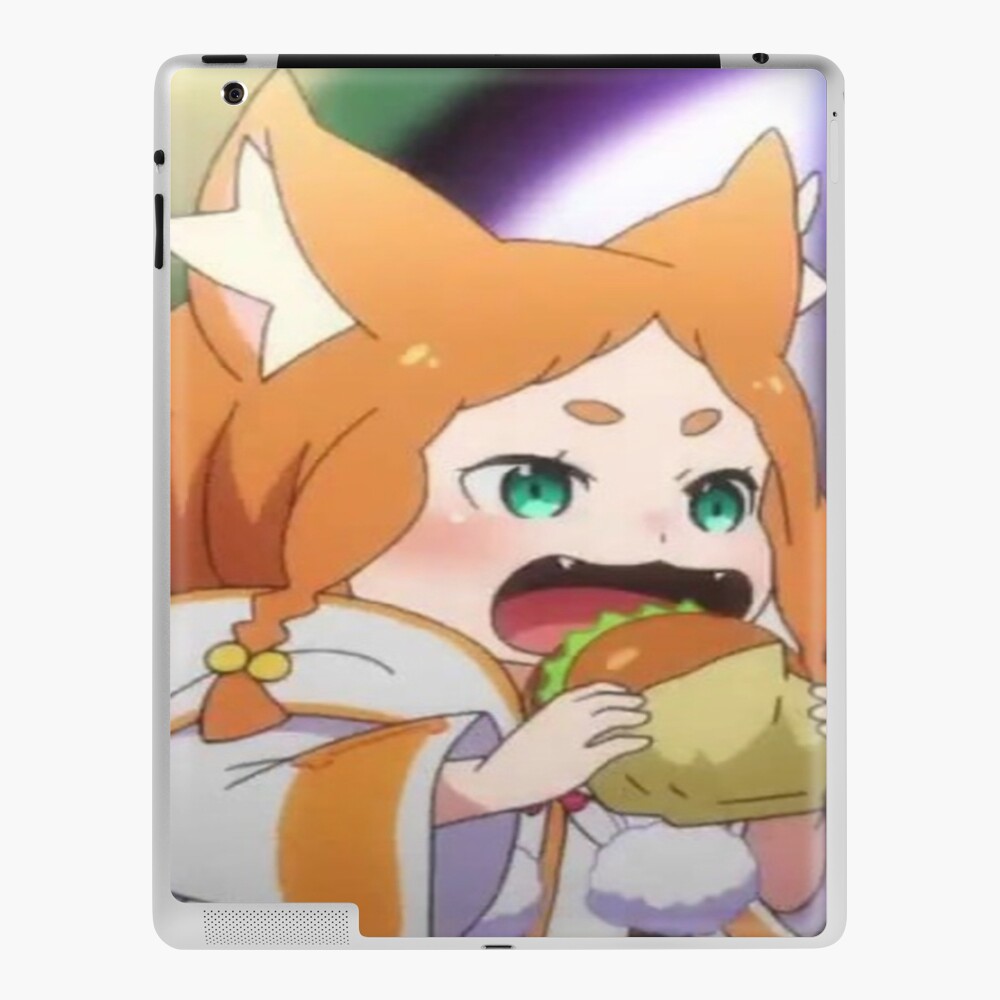 Mimi Eats A Burger Ipad Case Skin By Shiggydoo Redbubble