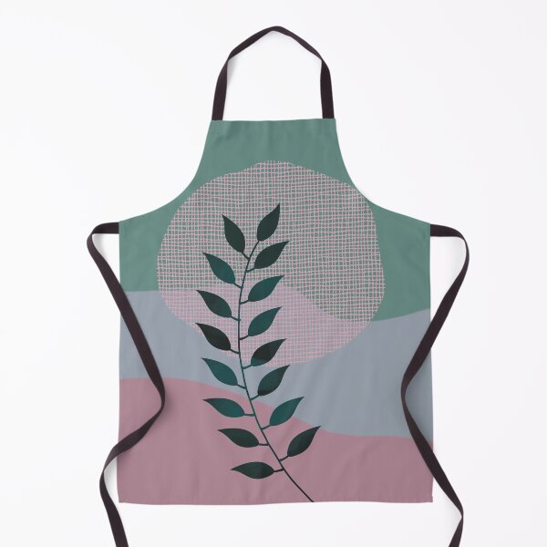 Item preview, Watercolor Leaf Abstraction II Green Lavender Blue Pink designed and sold by QuestingPixel.