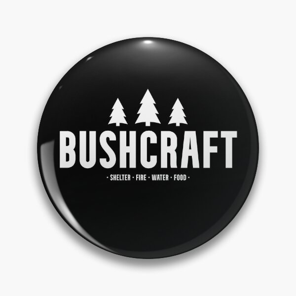 Item preview, Bushcraft Shelter Fire Water Food designed and sold by Huhnerdieb Apparel.