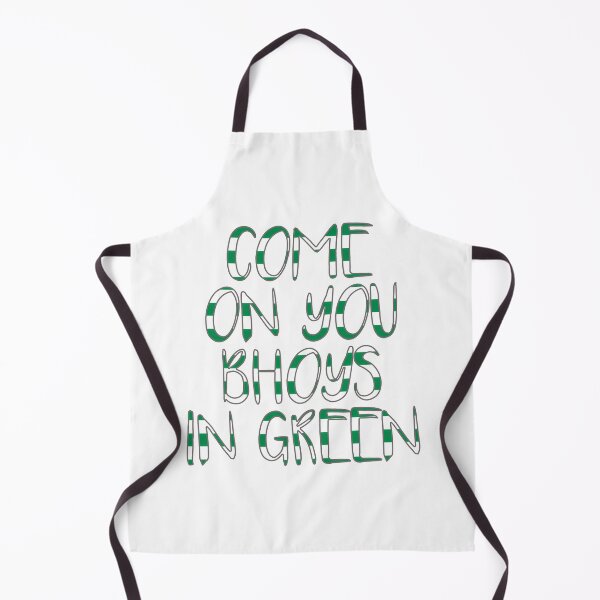 Item preview, COME ON YOU BHOYS IN GREEN, Glasgow Celtic Football Club Green and White Text Design designed and sold by MacPean.