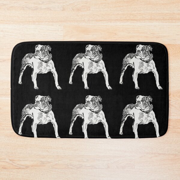 Item preview, Bulldog Drawing on Light Blue Background designed and sold by Apparel-City.