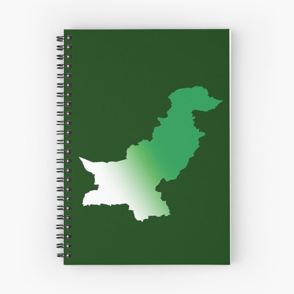 Item preview, Pakistani Map in the colors of the Pakistan Flag designed and sold by theOneWhoDraws.