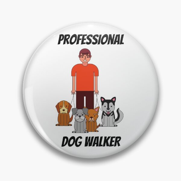 Item preview, Professional dog walker designed and sold by YuneDesigns.