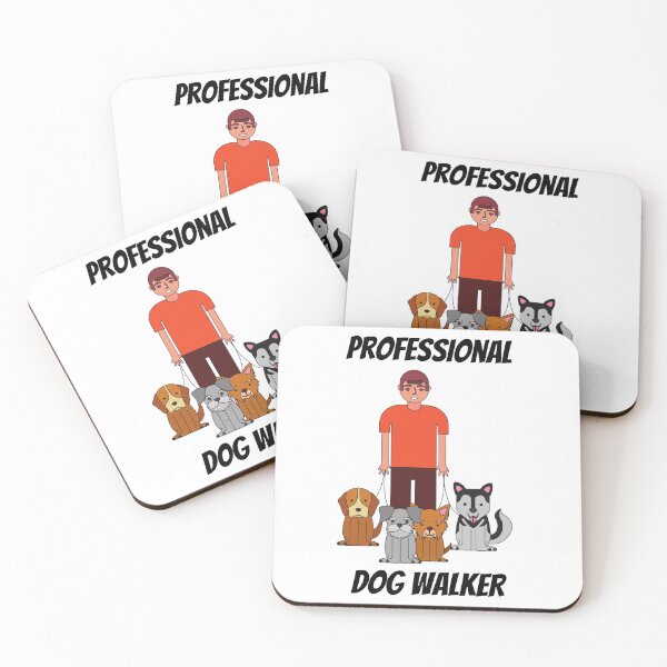 Item preview, Professional dog walker designed and sold by YuneDesigns.
