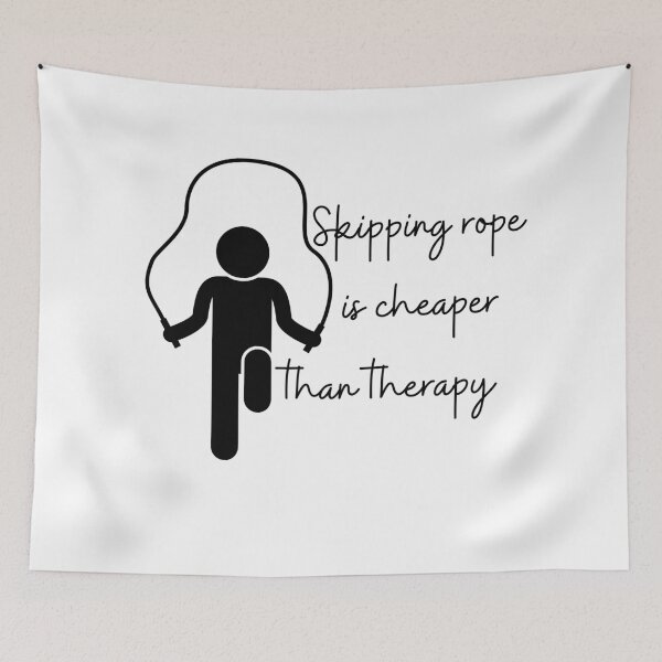 Item preview, Skipping Rope is Cheaper than Therapy designed and sold by choceclairs.