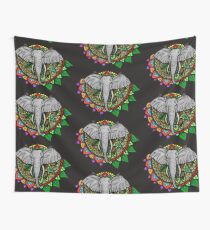Mandala elephant Wall Tapestry