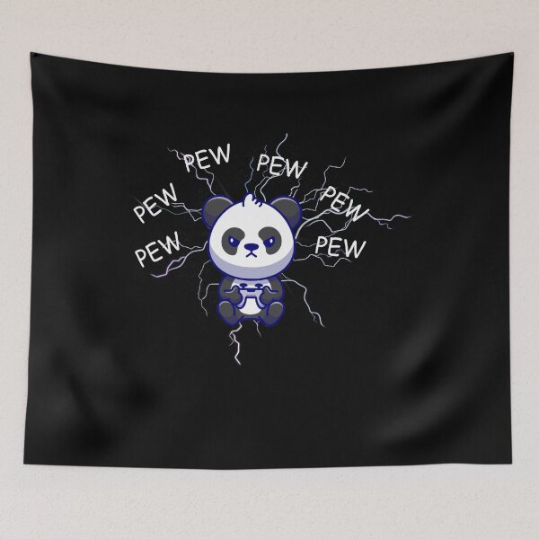 Item preview, PANDA Playing Video Games, Funny Gamers Design, Funny Gift designed and sold by BUniqueBSpecial.