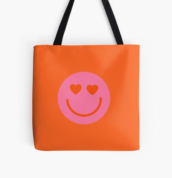 Gradient Smiley Face Check Summer Tote Bag – Kailo Chic