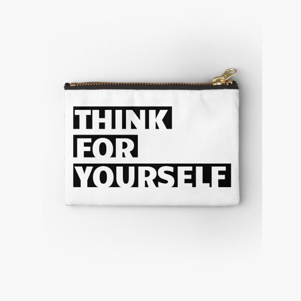 Item preview, Think For Yourself, Free Thinker, Black and Red designed and sold by ArtOfRebellion.