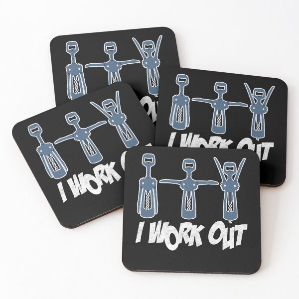 Item preview, I Work Out Wine Alcohol designed and sold by MooonTees.