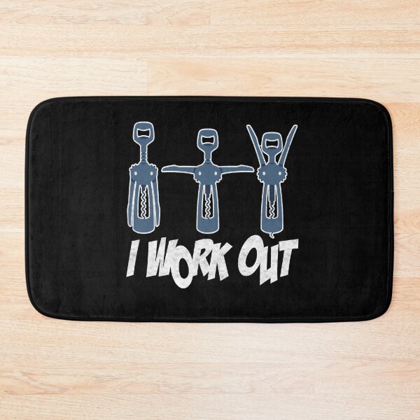 Item preview, I Work Out Wine Alcohol designed and sold by MooonTees.