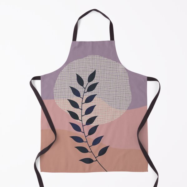 Item preview, Watercolor Leaf Abstraction II Purple Pink Beige designed and sold by QuestingPixel.