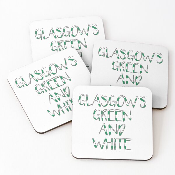 Item preview, GLASGOW'S GREEN AND WHITE, Glasgow Celtic Football Club Green and White Text Design designed and sold by MacPean.