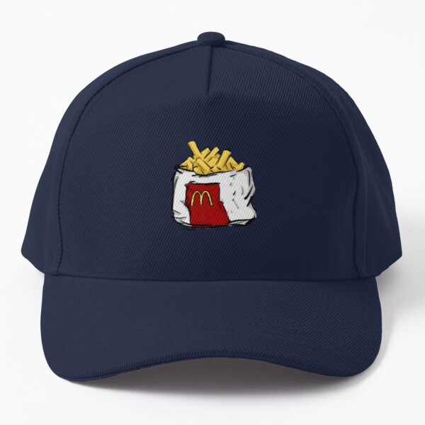 Fries Hat, Embroidered Baseball Cap, Fast Food Lover Hat, Fries