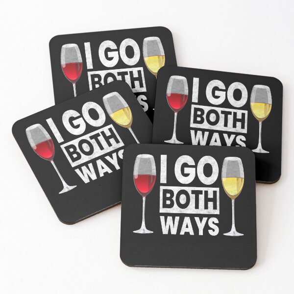 Item preview, I Go Both Ways Wine Alcohol designed and sold by MooonTees.