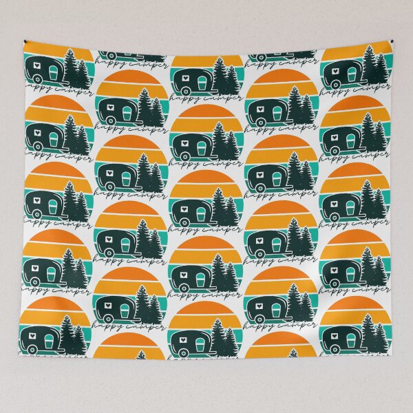 Item preview, Happy Camper designed and sold by ChelleCreate.