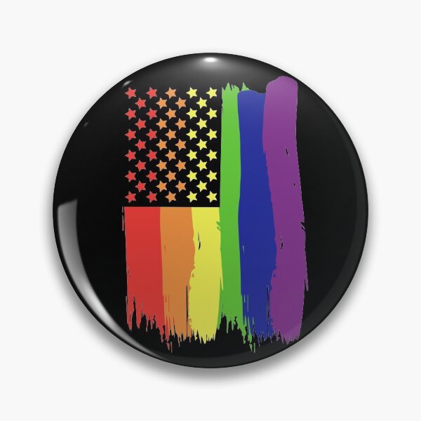 Item preview, Pride Rainbow American Flag designed and sold by QuidnuncDesigns.