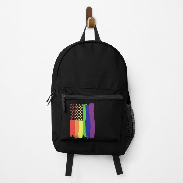 Item preview, Pride Rainbow American Flag designed and sold by QuidnuncDesigns.