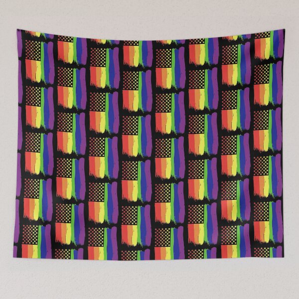 Item preview, Pride Rainbow American Flag designed and sold by QuidnuncDesigns.