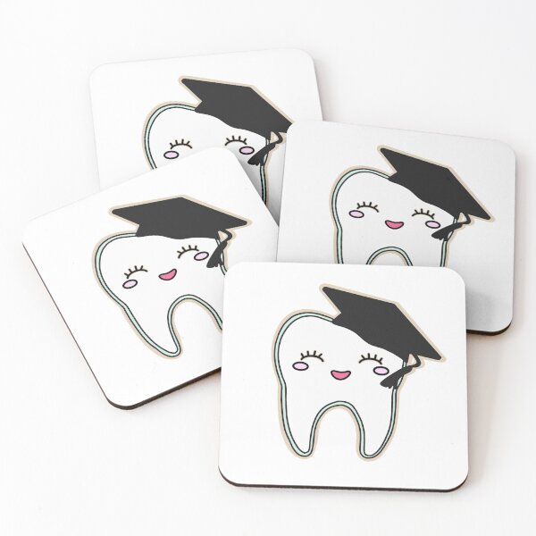 Item preview, Tooth with graduation hat designed and sold by guaka-molly.