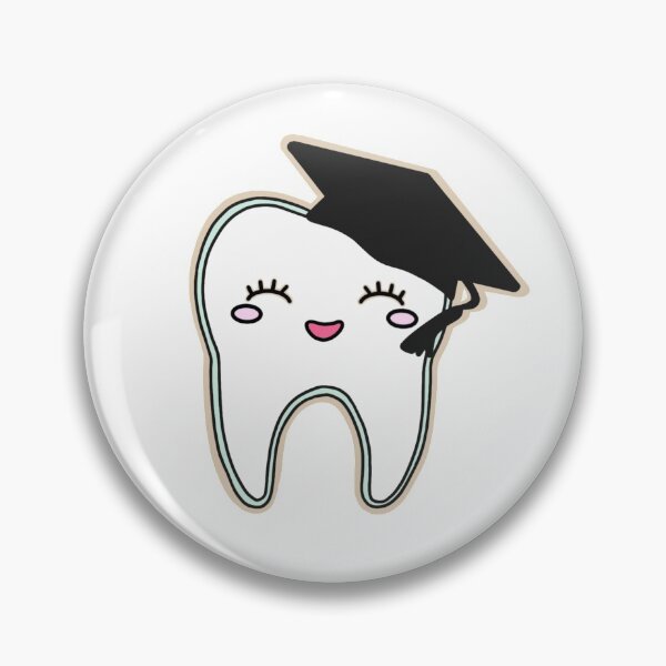 Item preview, Tooth with graduation hat designed and sold by guaka-molly.