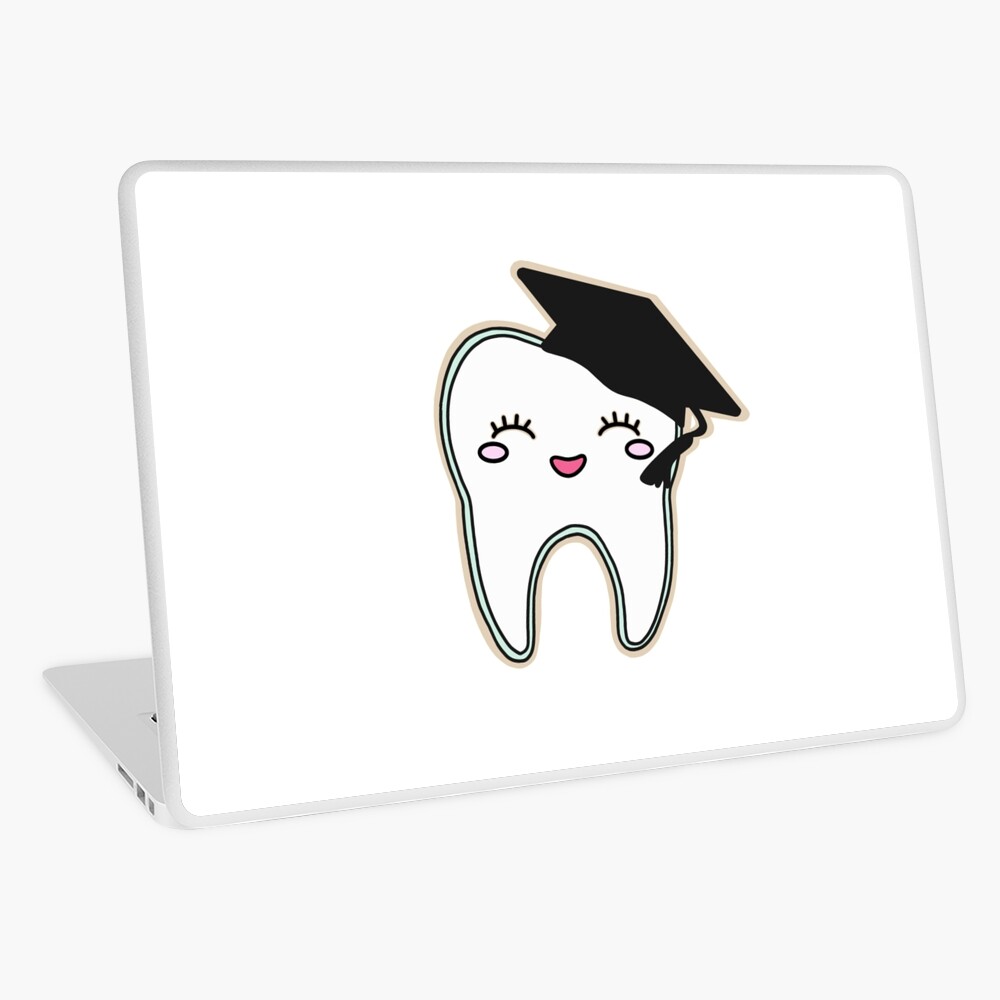 Tooth with graduation hat | Greeting Card