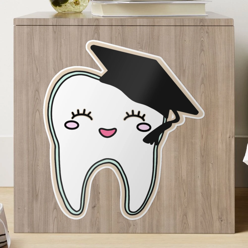 Tooth with graduation hat Photographic Print for Sale by guaka