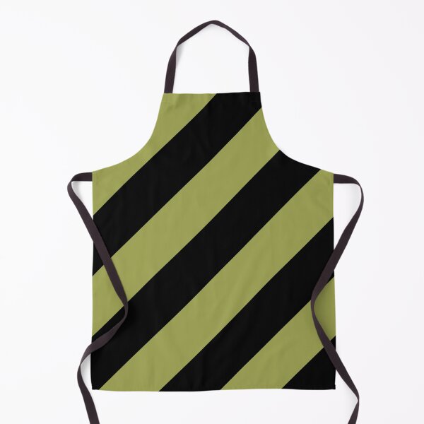 Item preview, Green And Black Diagonal Stripe Pattern Inspired by 2022 Trending Color - Hue - Shade Pantone Pickled Pepper 16-0436 designed and sold by ColorOfTheYears.