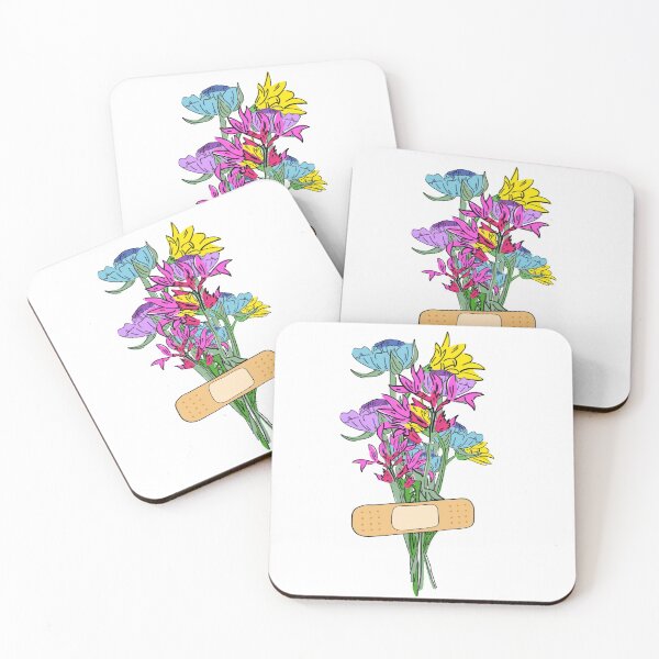 Item preview, We are healing, flowers with bandaid designed and sold by BhaktiK.
