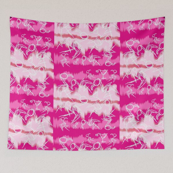 Item preview, It's Flamingo O'Clock Somewhere Scribble Pals designed and sold by MobiusMakings.