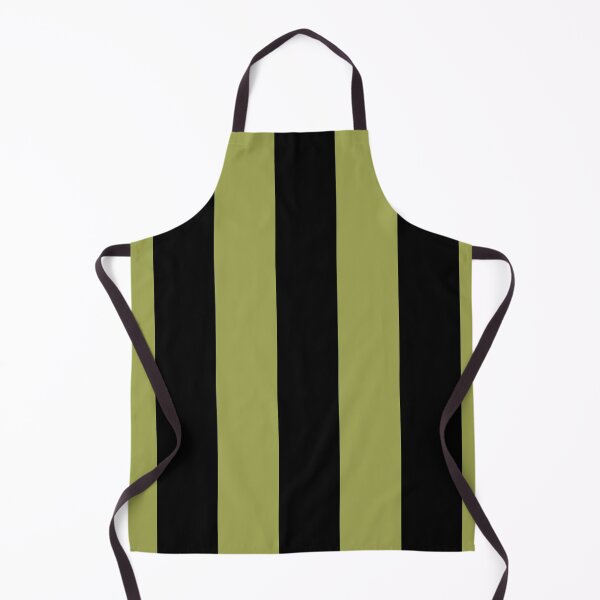 Item preview, Green And Black Vertical Stripe Pattern Inspired by 2022 Trending Color - Hue - Shade Pantone Pickled Pepper 16-0436 designed and sold by ColorOfTheYears.