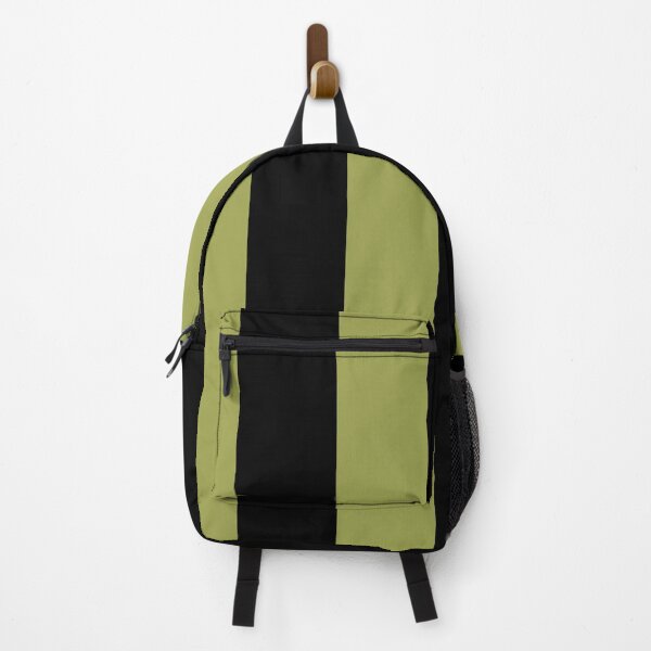 Item preview, Green And Black Vertical Stripe Pattern Inspired by 2022 Trending Color - Hue - Shade Pantone Pickled Pepper 16-0436 designed and sold by ColorOfTheYears.