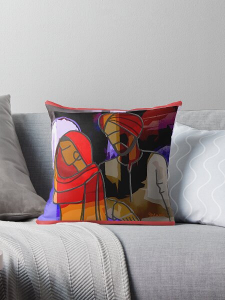 Item preview, Punjabi Couple 2 designed and sold by Sukhpal Grewal Ethnic Art.