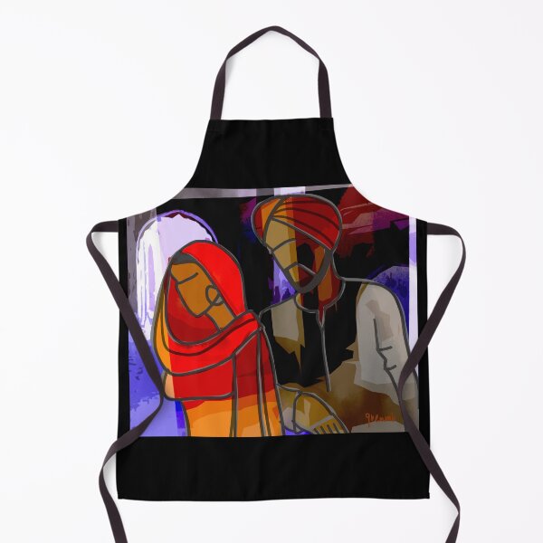 Item preview, Punjabi Couple 2 designed and sold by Sukhpal Grewal Ethnic Art.