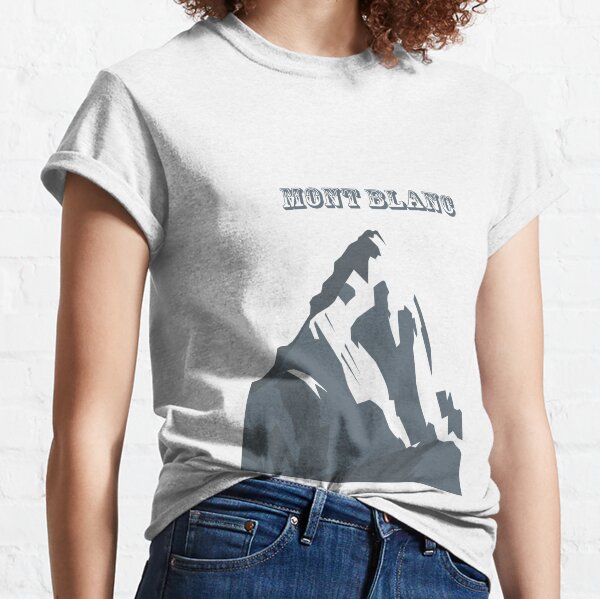 Mont Blanc Black cotton T-shirt