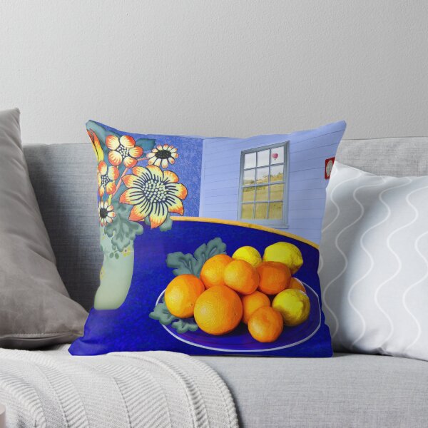 Item preview, Oranges and Lemons in a Blue Bowl designed and sold by Penny Alexander.
