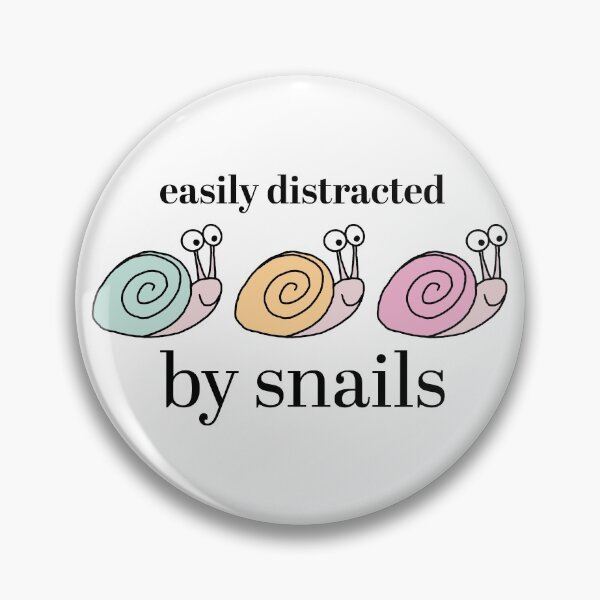 Item preview, Easily distracted by snails designed and sold by Eenig.