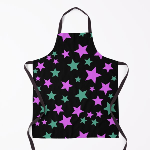Item preview, Purple and Green Tiny Stars on Black Background designed and sold by ledalinda.
