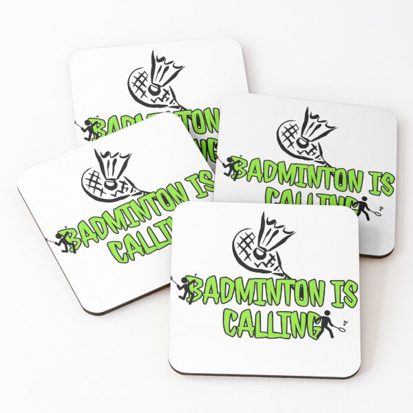 Item preview, Badminton is Calling / Badminton is Calling and I must go / Funny Badminton T-shirts designed and sold by ChopshopTEXT.