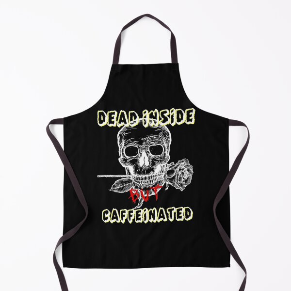 Item preview, DEAD INSIDE But CAFFEINATED Skull designed and sold by zedriczoom.
