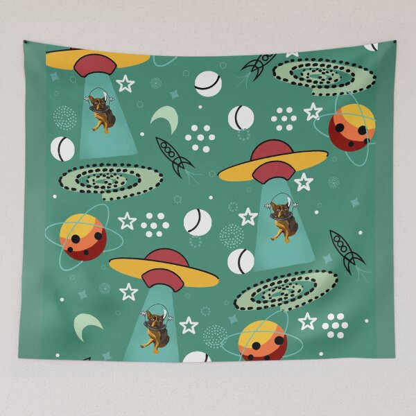 Item preview, Dogs in space designed and sold by 3leggeddogg.