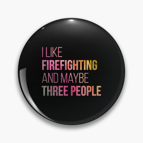 Item preview, I Like Firefighting And Maybe Three People in Watercolo| Perfect Gift For you and friends designed and sold by luconats.