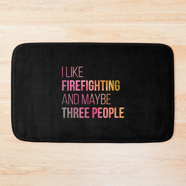 Item preview, I Like Firefighting And Maybe Three People in Watercolo| Perfect Gift For you and friends designed and sold by luconats.