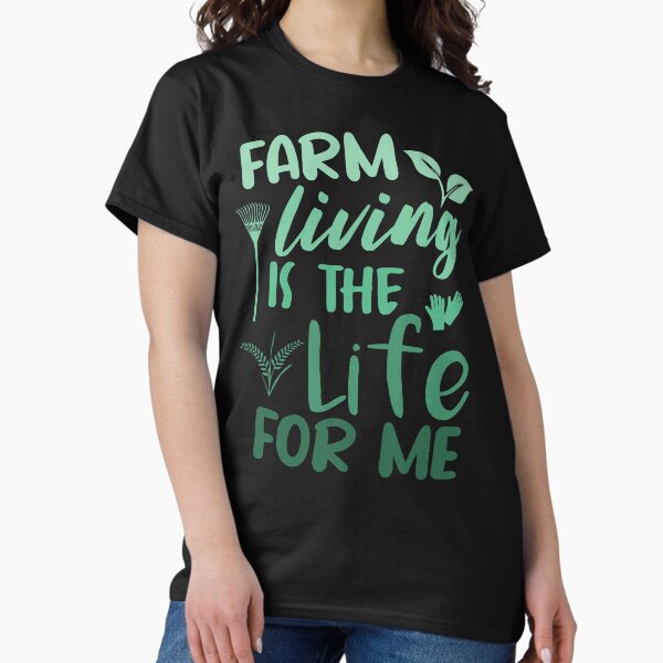 Vista previa del artículo con la obra «La vida en el campo es la vida para mí», diseñado y vendido por AmethystMurad.