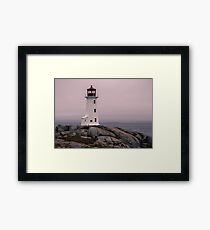 Peggy's Cove Lighthouse Framed Print