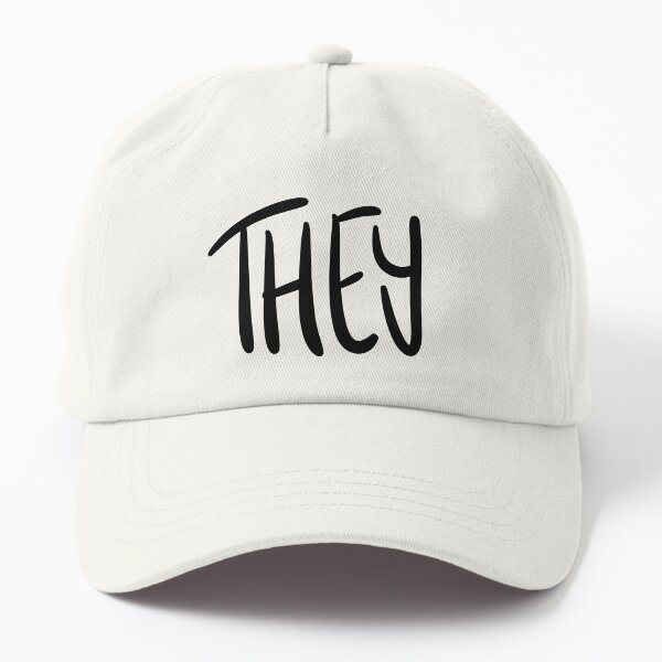 THEY, v5, black/white Dad Hat