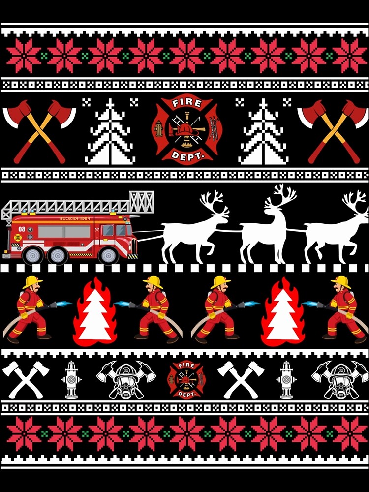 Fireman christmas clearance sweater