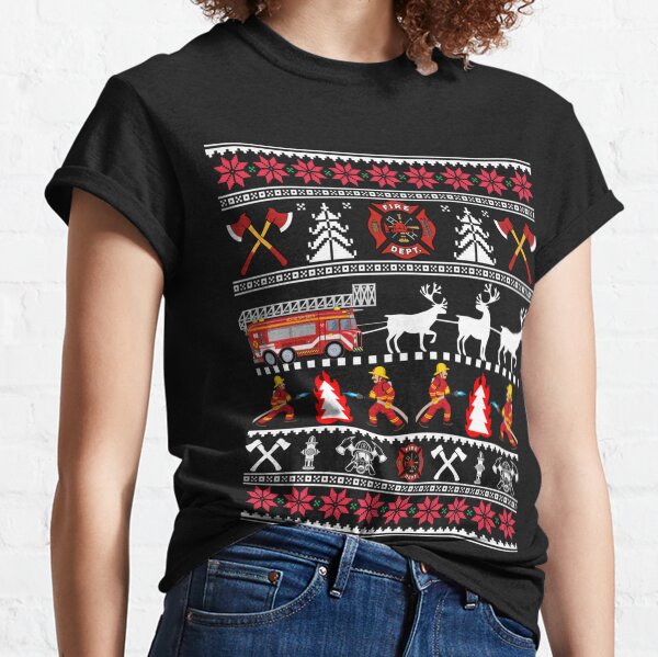 Fire department ugly hot sale christmas sweater